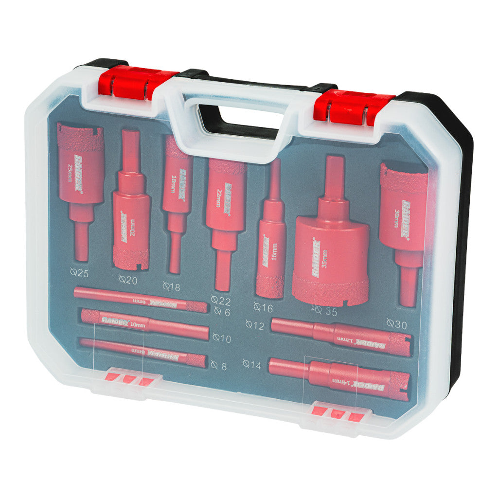 Боркорони Diamond Dry Ø6-35mm Case Set 12 бр. - снимка 4