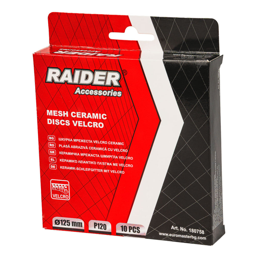 Шкурка мрежеста VELCRO Ceramic Ø125mm P120 10бр. - снимка 4