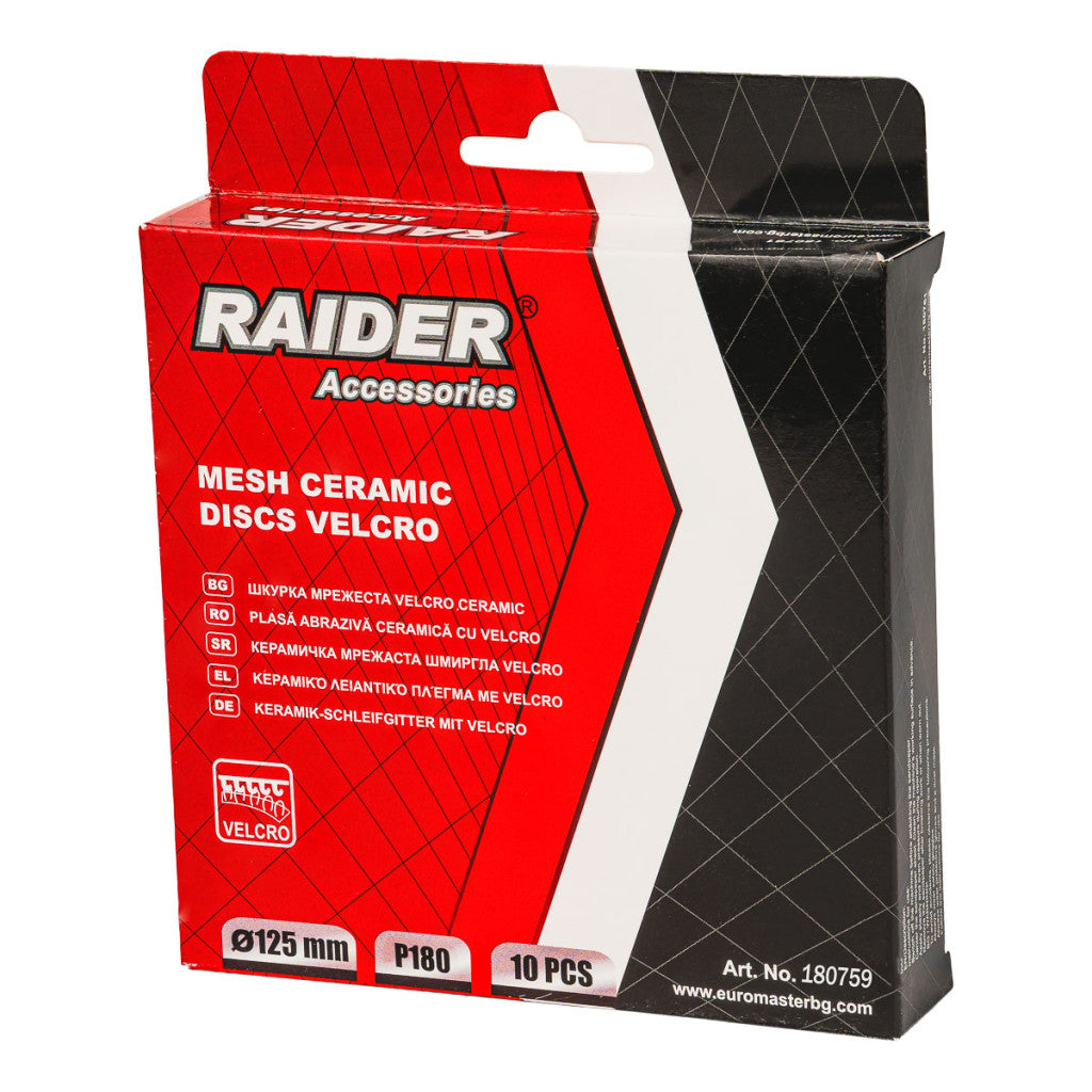 Шкурка мрежеста VELCRO Ceramic Ø125mm P180 10бр. - снимка 4