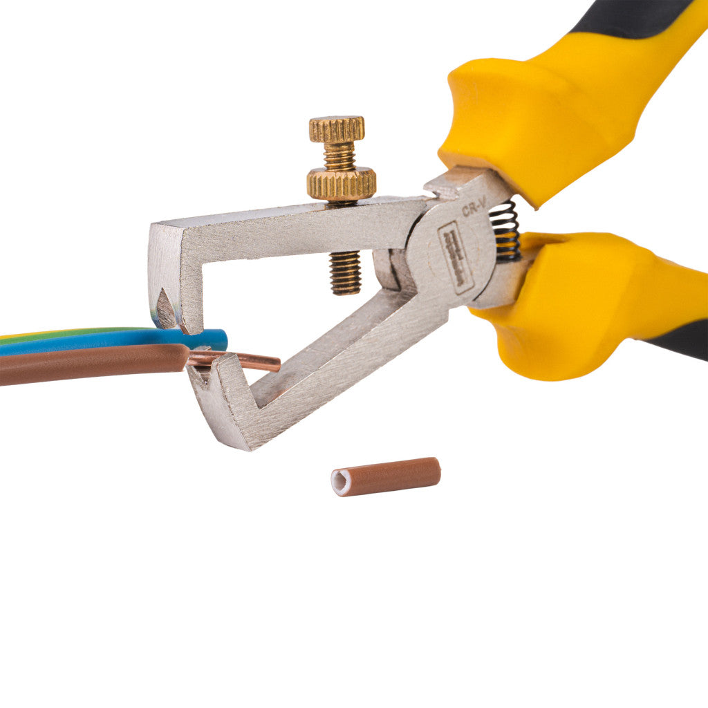Клещи за почистване на кабел 170mm CR-V Topmaster Professional - снимка 4