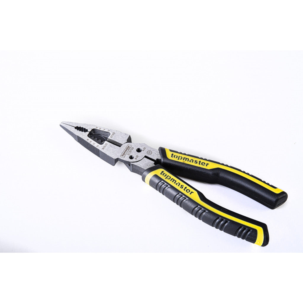 Клещи островърхи мултифункционални 6 в 1 210 mm Topmaster Professional - снимка 4