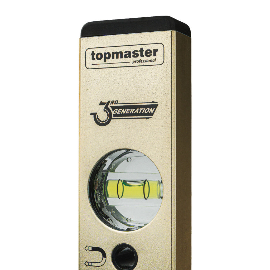 Нивелир алуминиев с магнит трето поколение 400mm Topmaster Professional - снимка 4