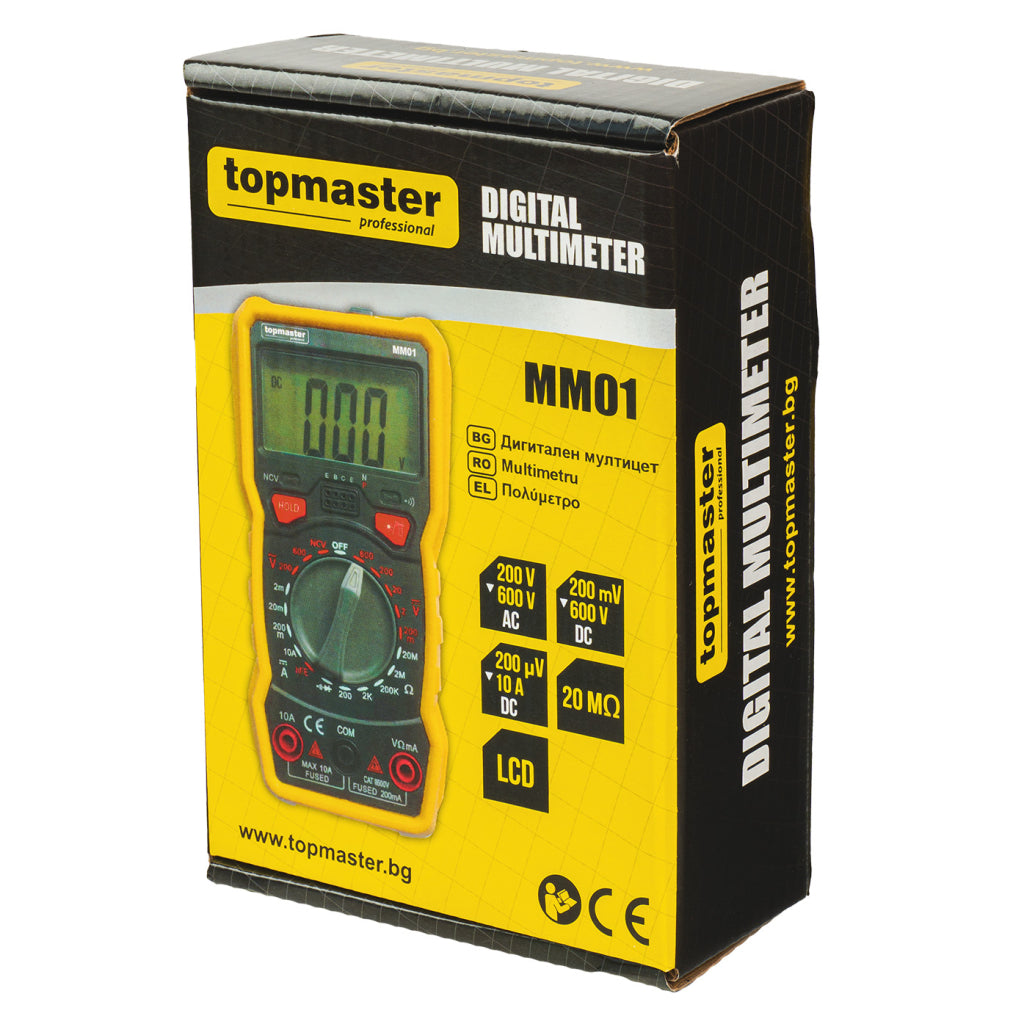 Дигитален мултицет MM01 Topmaster Professional - снимка 4