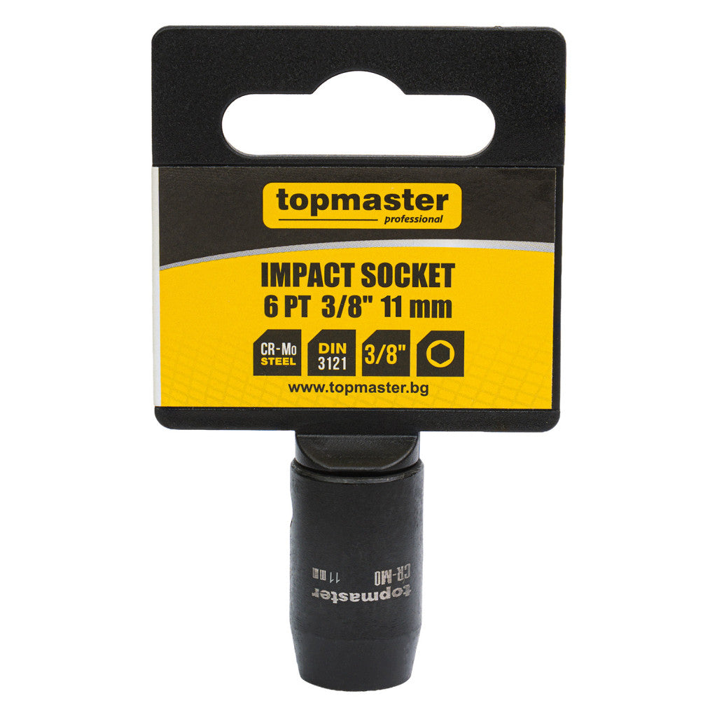 Вложка ударна 6 стенна 3/8"х11mm TMP - снимка 4