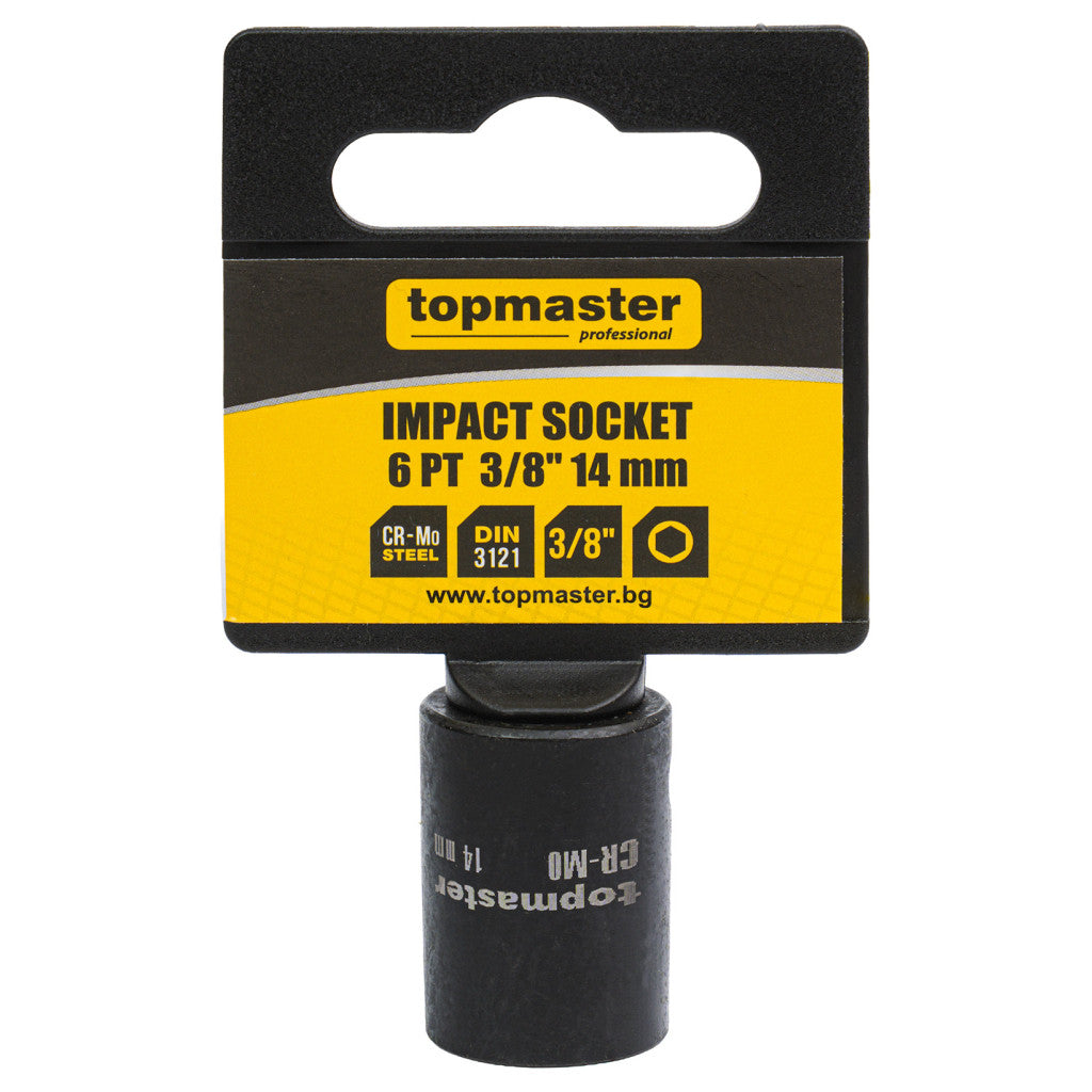 Вложка ударна 6 стенна 3/8"х14mm TMP - снимка 4