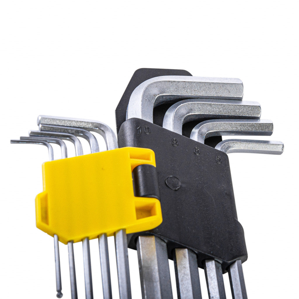 Шестограми за работа под ъгъл к-т 9бр 1.5-10mm къси CR-V Topmaster Professional - снимка 4