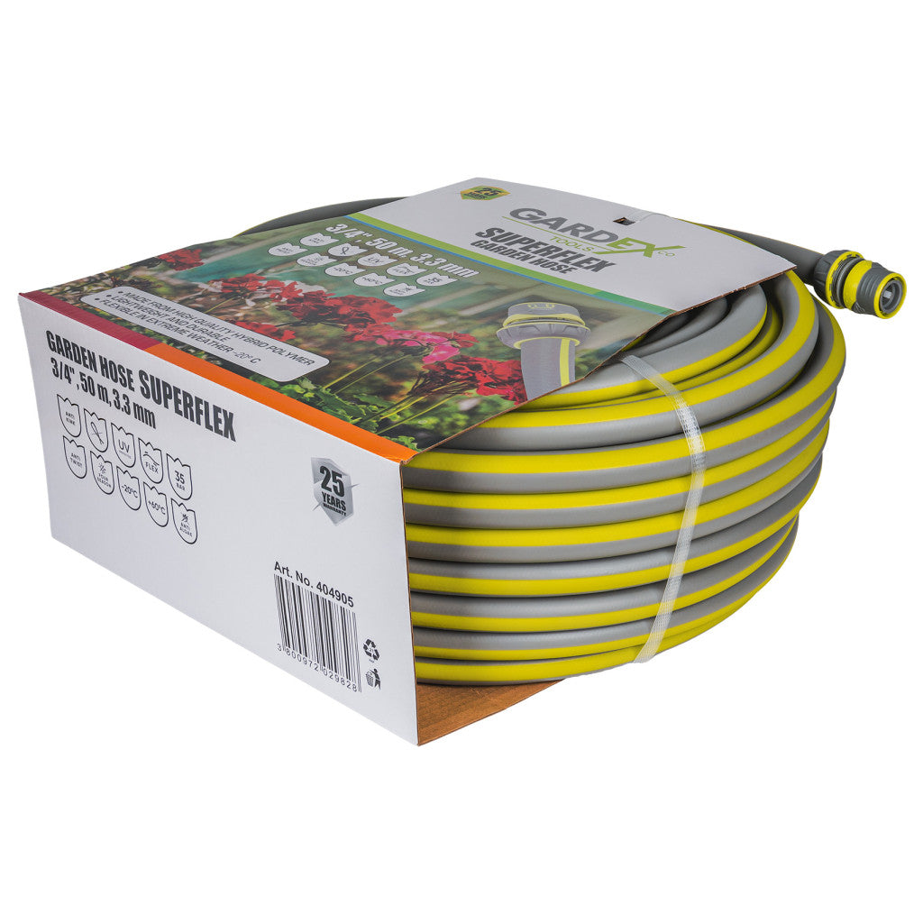 Маркуч градински SUPERFLEX 3/4", 50m, 3.3mm GARDEX - снимка 4