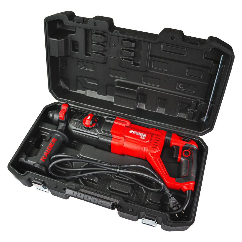 Перфоратор 1050W 3.4kg 30mm 3,4J 4функции куфар RDP-HD63 - снимка 5
