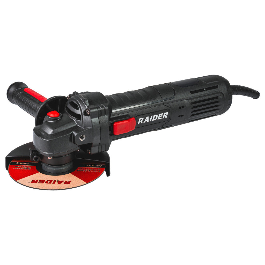 Ъглошлайф 125mm 900W LCD 2disc Red Case RDP-AG79 Black Ed. - снимка 5