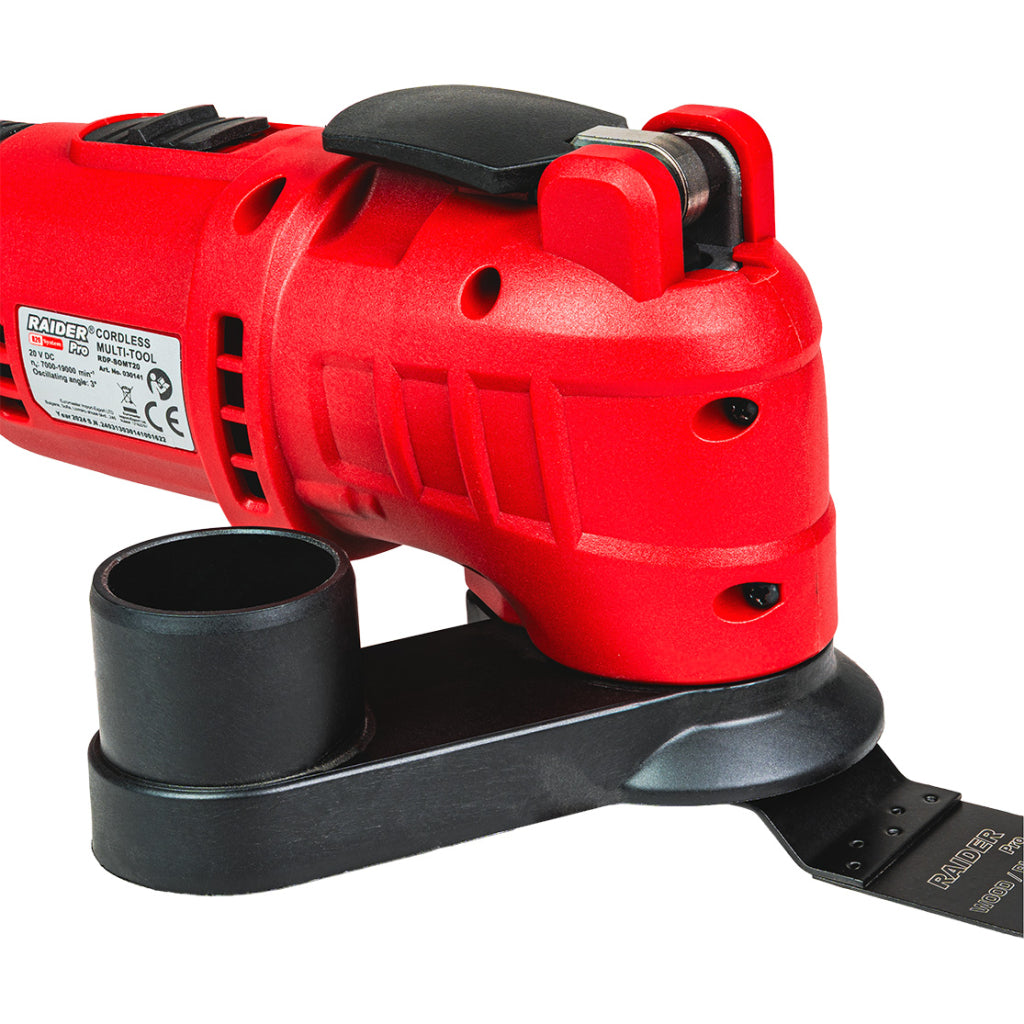 R20 Многофункционален инстр. акум. Li-ion 3° RAIDER PRO RDP-SOMT20 - снимка 5