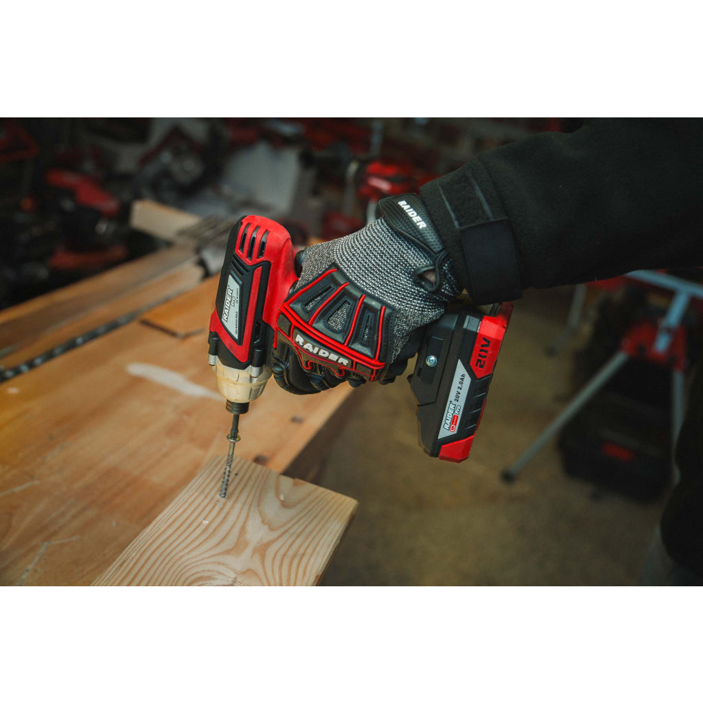 R20 Винтоверт ударен Hex 1/4" 140Nm Solo RAIDER PRO RDP-KHID20 - снимка 5