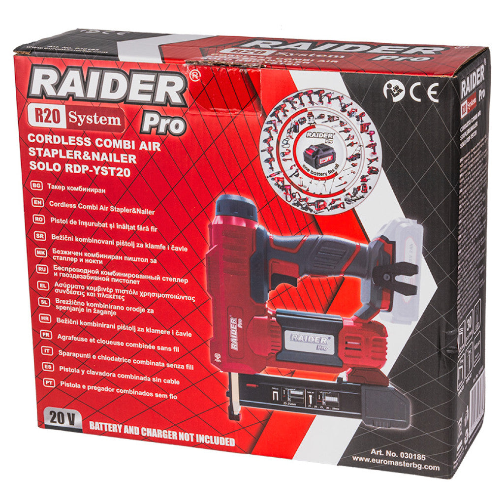 R20 Такер комбиниран Type 55-25mmType 47-32mm Solo RAIDER PRO RDP-YST20 - снимка 5
