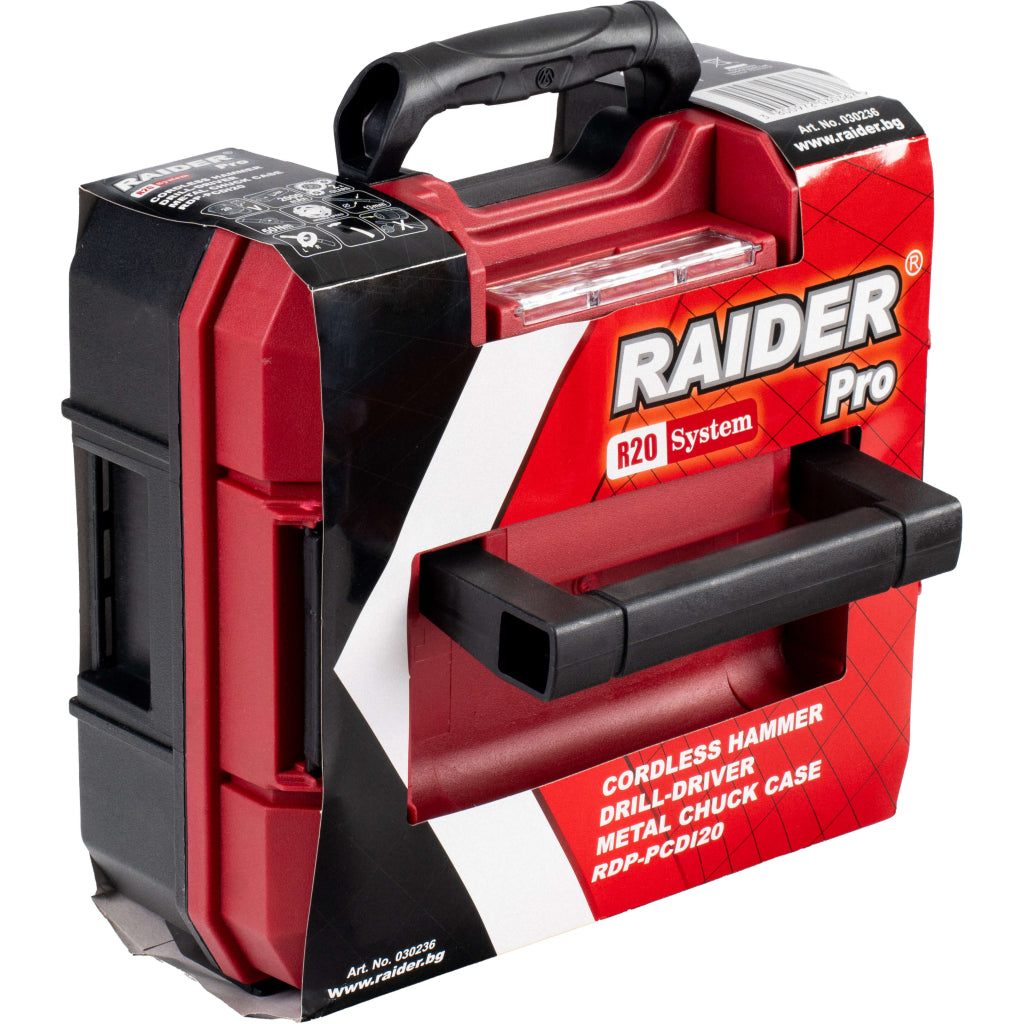 R20 Бормашина 2-ск. 10mm 50Nm 2Ah мет. патр. Case RAIDER PRO RDP-PCDI20 - снимка 5