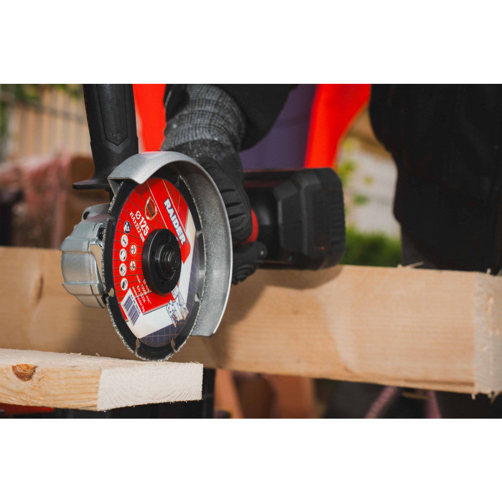 R20 Ъглошлайф Ø125mm Solo RAIDER PRO RDP-KBAG20 - снимка 5