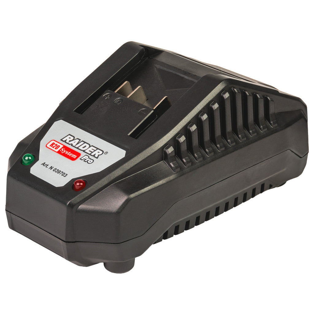 R20 Ъглошлайф Ø125mm 4Ah 2 диска Куфар RAIDER PRO RDP-YAG20 - снимка 5