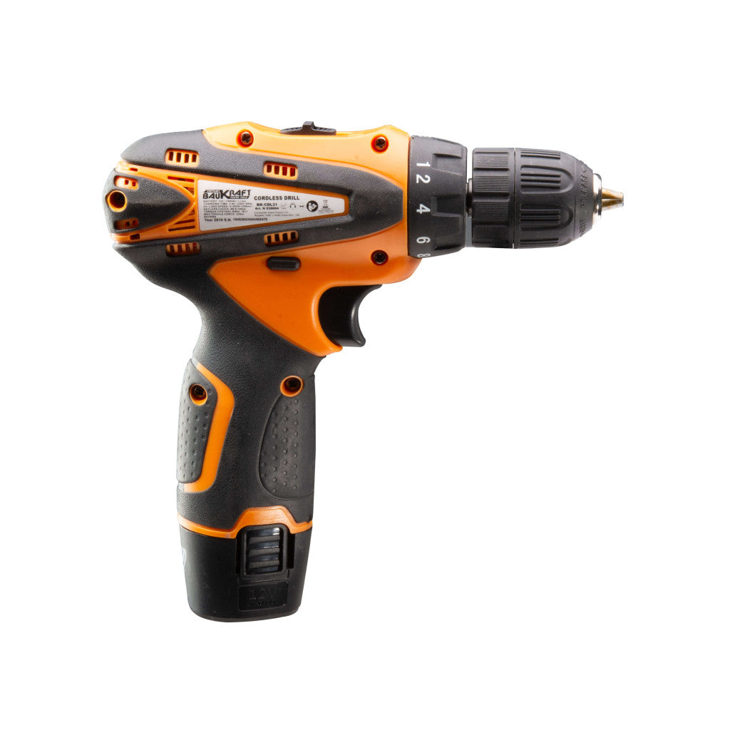 Бормашина акум. Li-ion 12V 2-ск. 1500mAh BAUKRAFT BK-CDL31 Baukraft - снимка 5