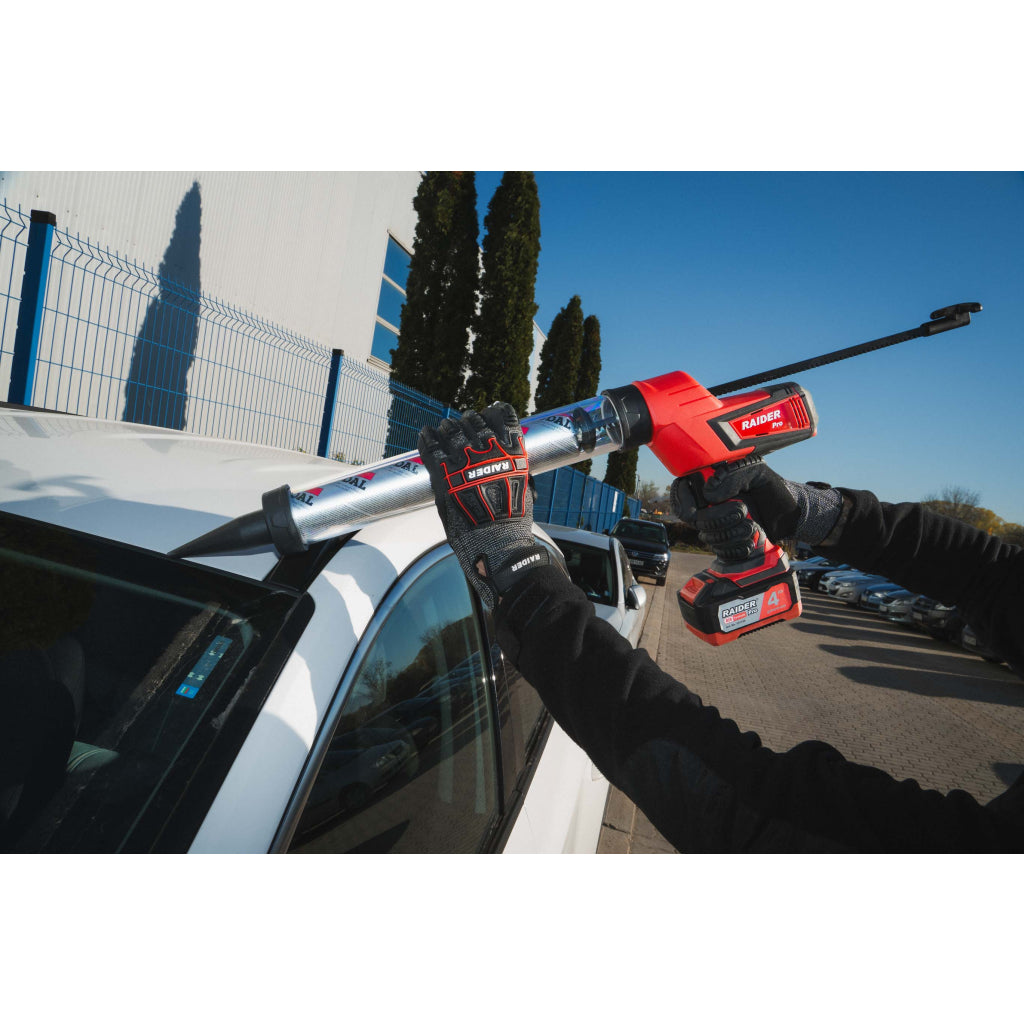 R20 Пистолет за силикон 600ml 4500N рег. об. Solo RAIDER PRO RDP-CCG20 - снимка 5