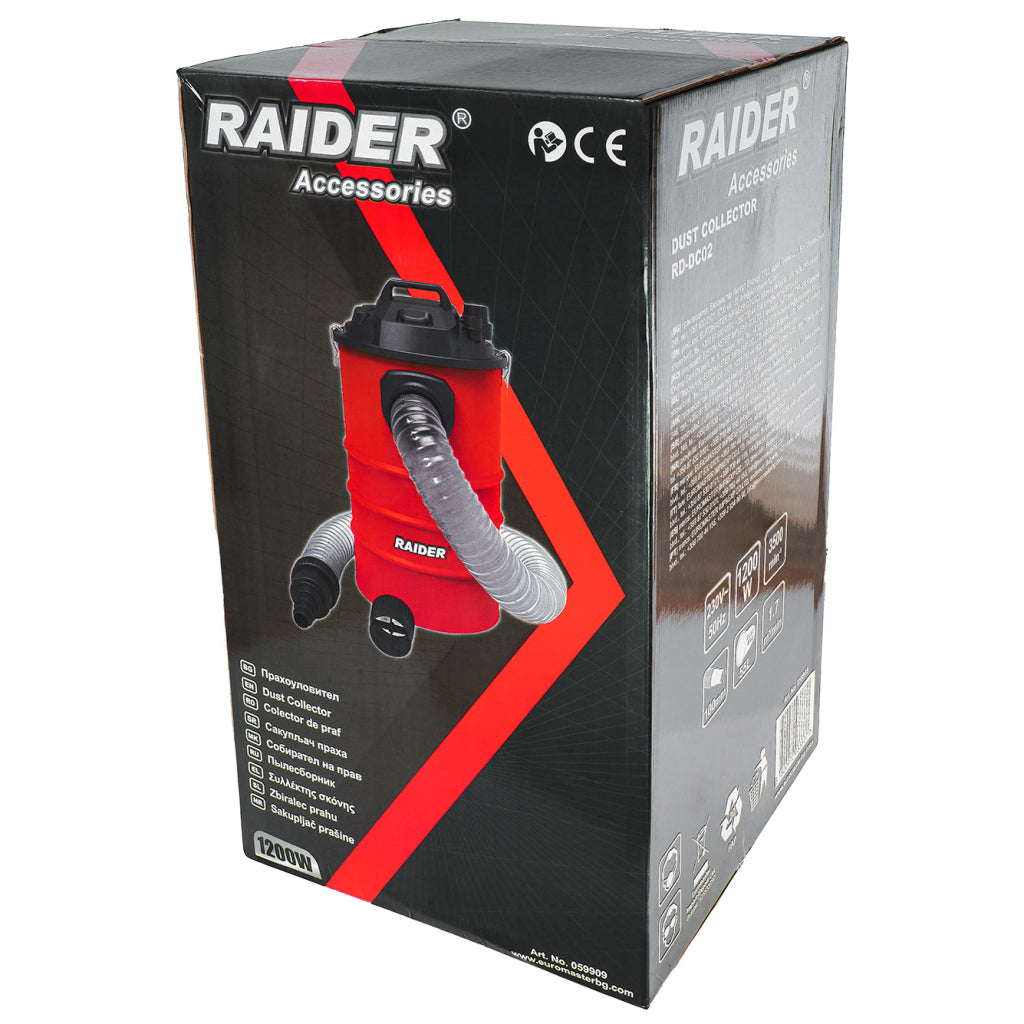 Прахоуловител 1200W 55L RAIDER RD-DC02 - снимка 5