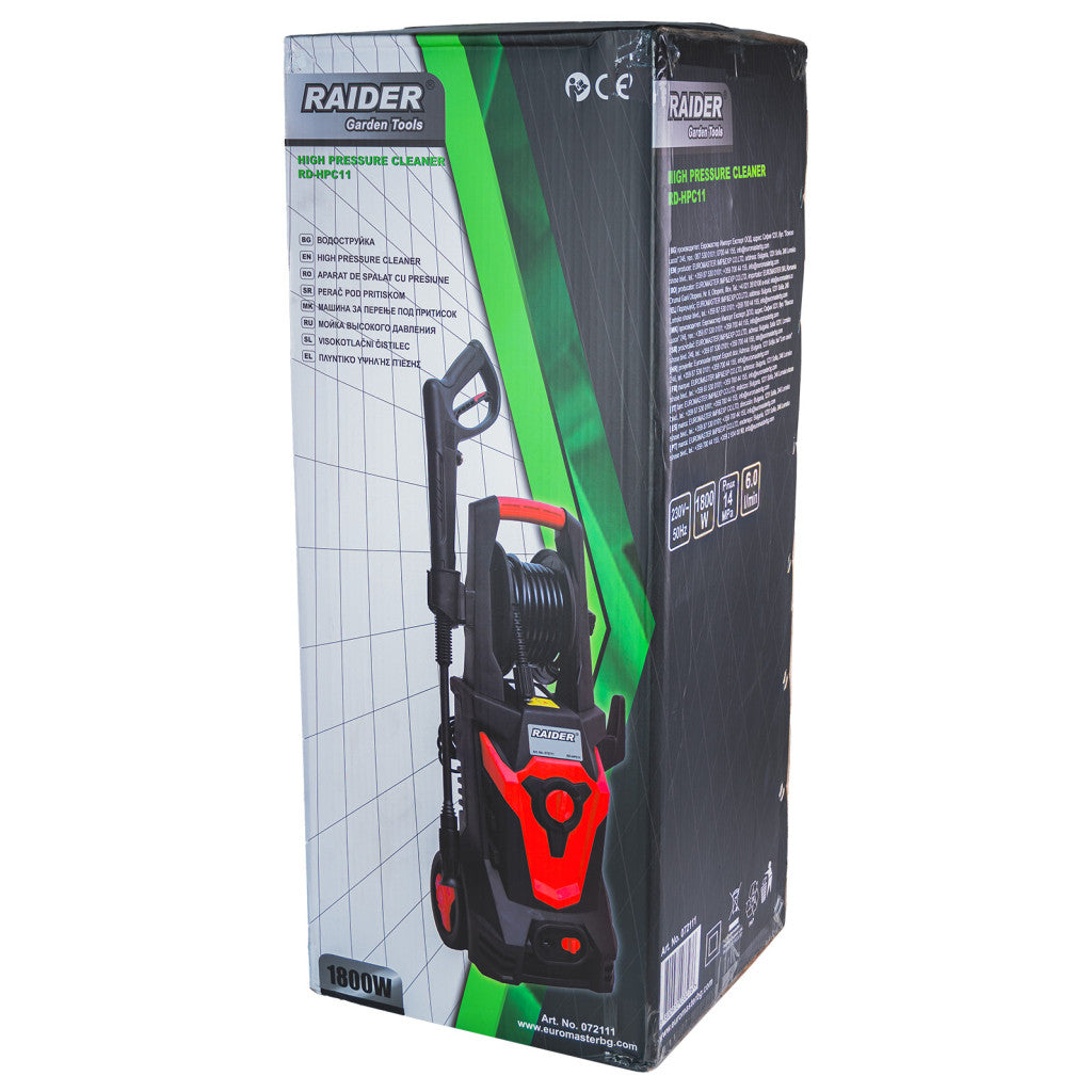 Водоструйка 1800W 14MPa 6L/min RAIDER RD-HPC11 - снимка 5