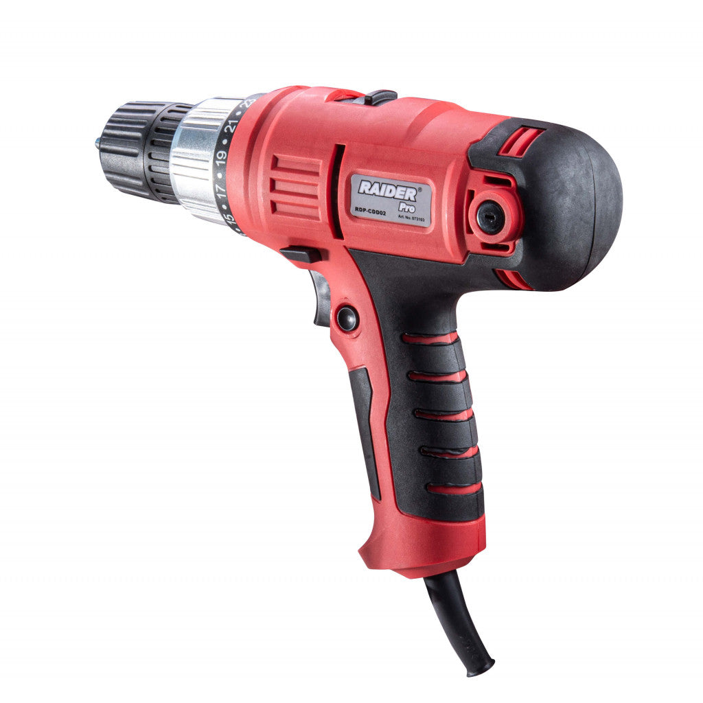 Винтоверт електрически 300W 2-ск. RAIDER PRO RDP-CDD02 - снимка 5