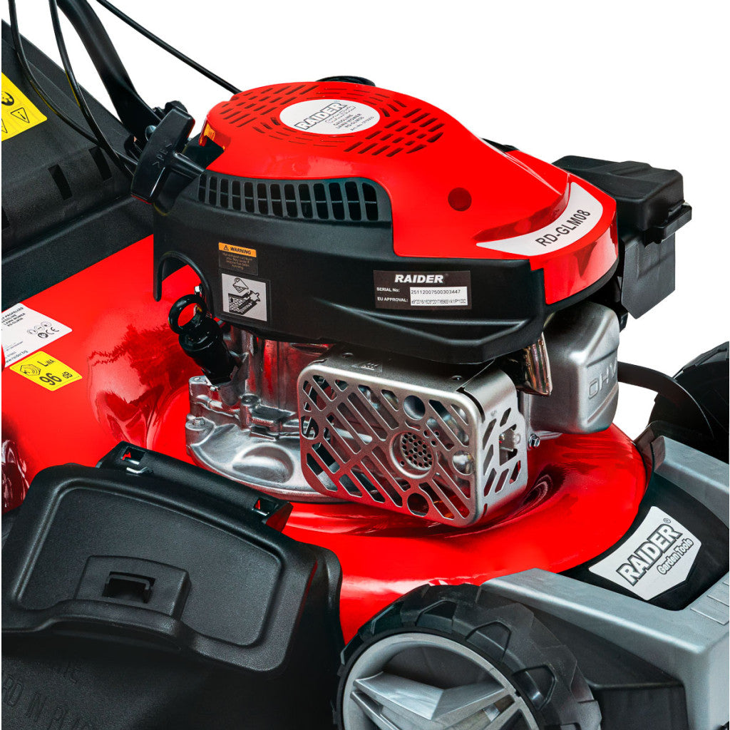 Косачка бенз.самоход 2.5kW (3.4hp) 46cm 18" 60L 4в1 RAIDER RD-GLM08 - снимка 5