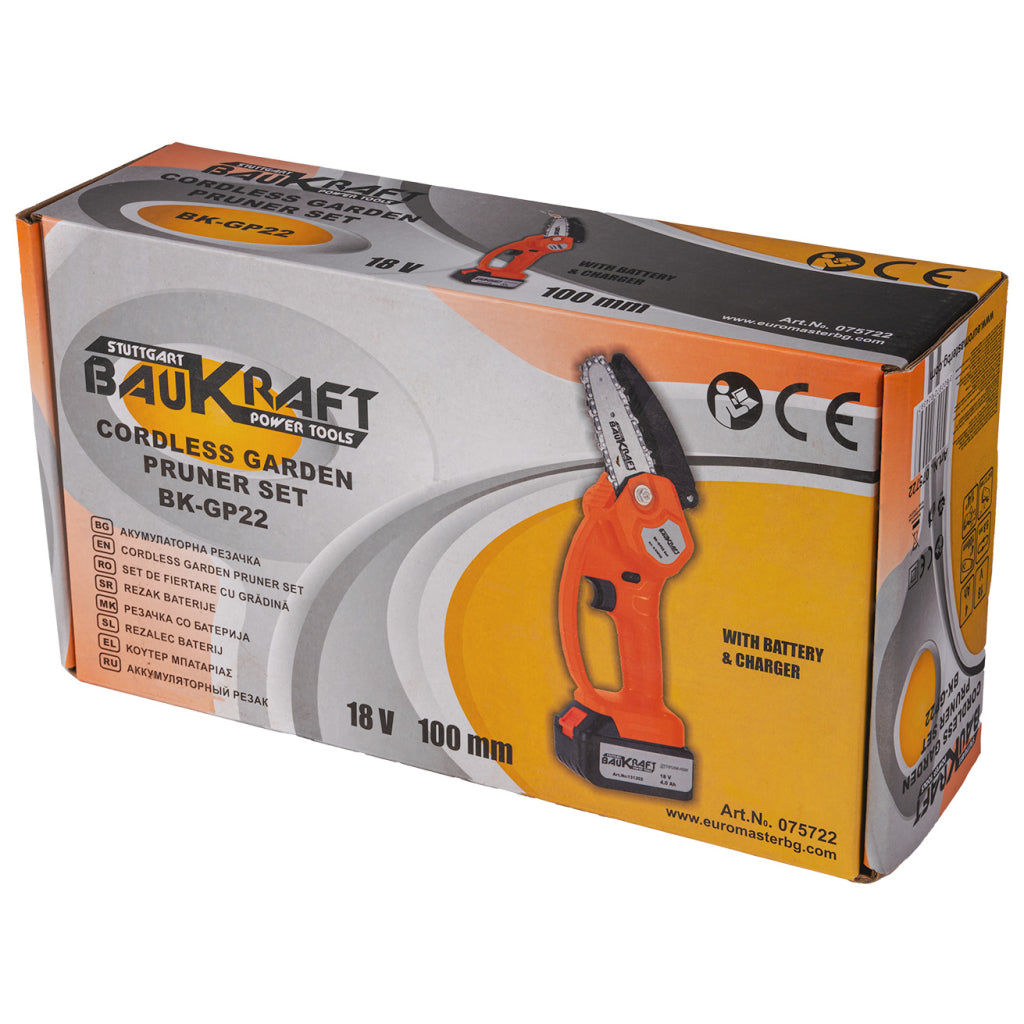 Резачка акум. 100mm BAUKRAFT BK-GP22 Set - снимка 5