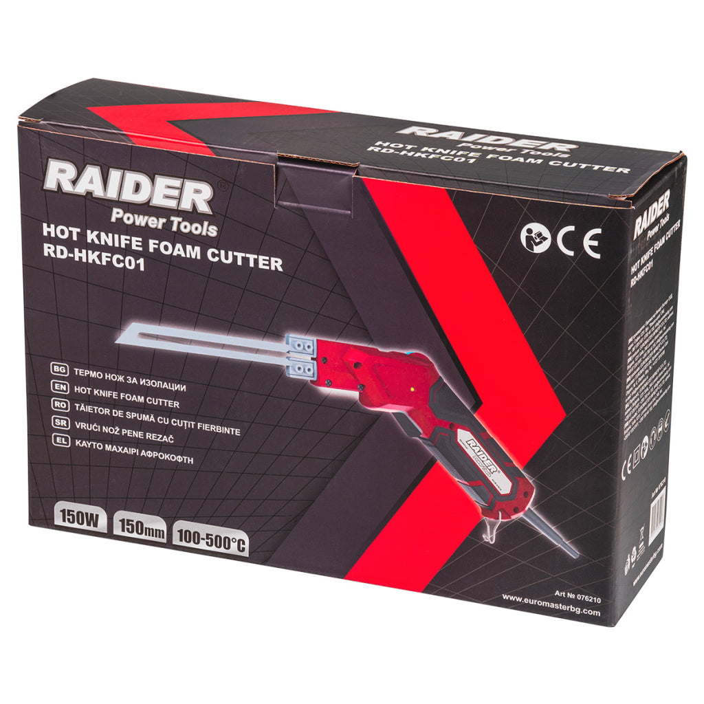 Термо нож за изолации 150W 15cm 100-500°C куфар RAIDER RD-HKFC01 - снимка 5