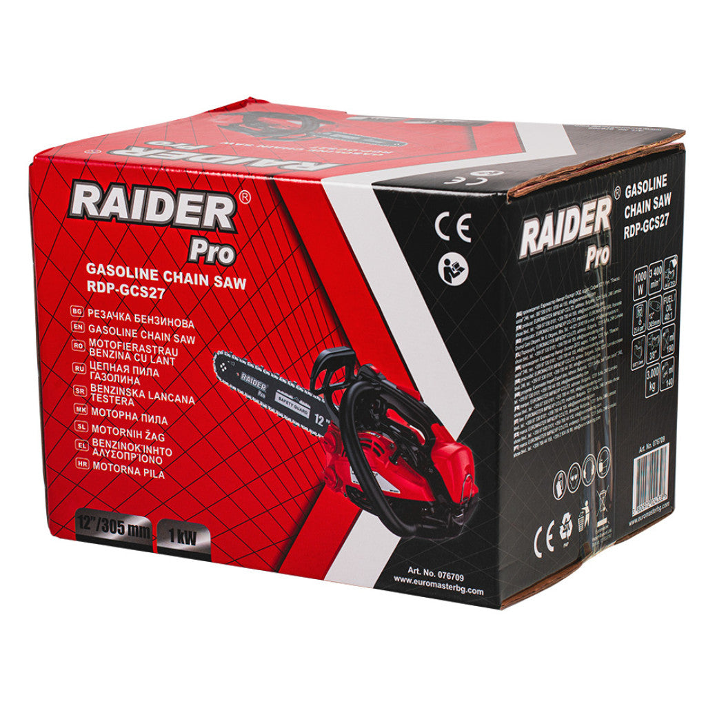 Резачка бензин. 305mm (12") 1kW 3/8".050"1.3mm 45 RAIDER PRO RDP-GCS27 - снимка 5