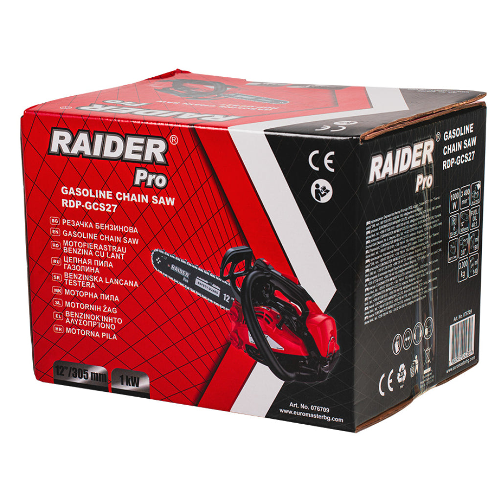 Резачка бензин. 305mm (12")  1kW 3/8".050"1.3mm 45 RAIDER PRO RDP-GCS27 - снимка 5