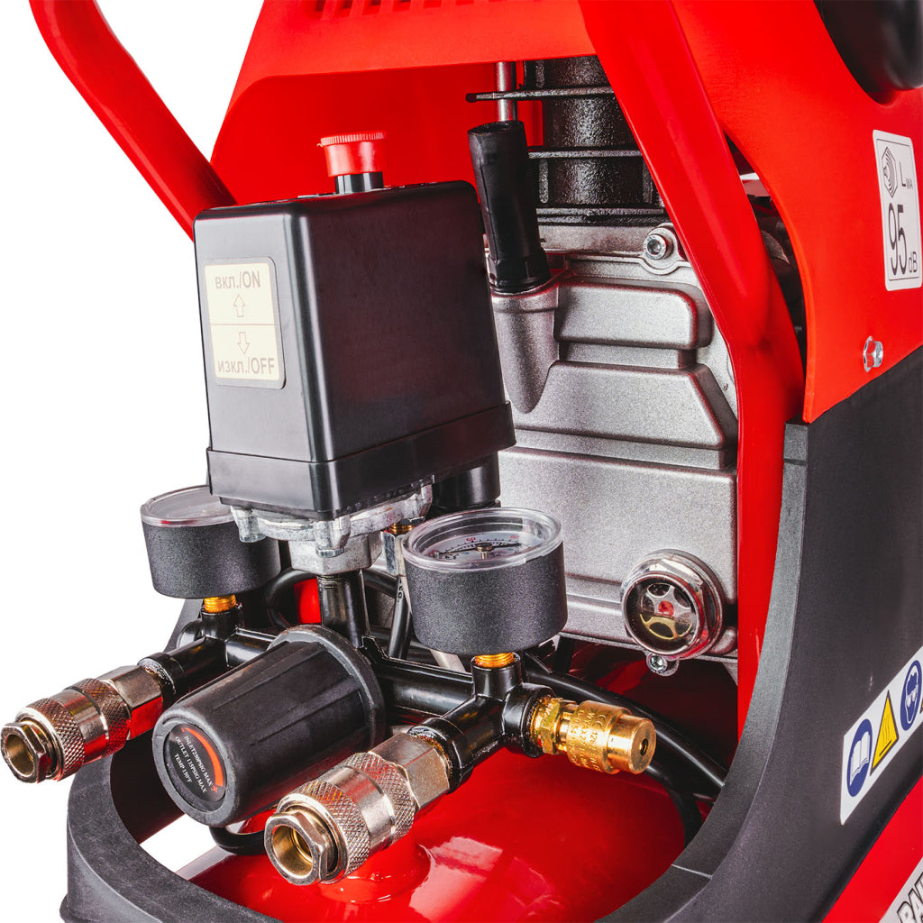 Компресор  50L 1.5kW RAIDER PRO RDP-AC16 - снимка 5