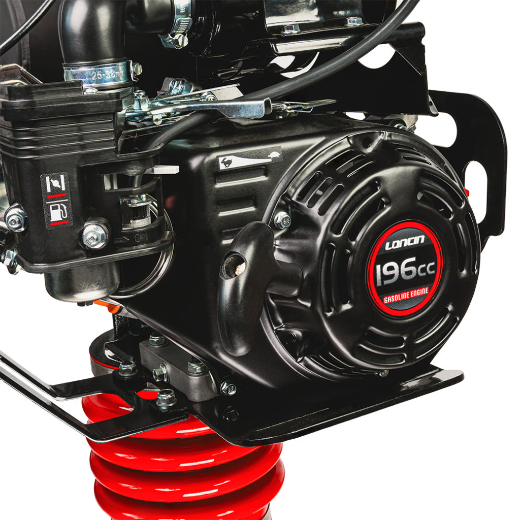 Бензинова трамбовка 10kN 345x285mm 196cc 4,1kW5,5hp RDP-TR01 - снимка 5