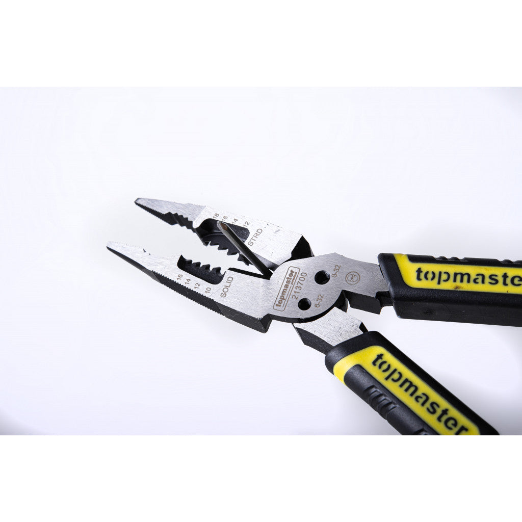 Клещи островърхи мултифункционални 6 в 1 210 mm Topmaster Professional - снимка 5