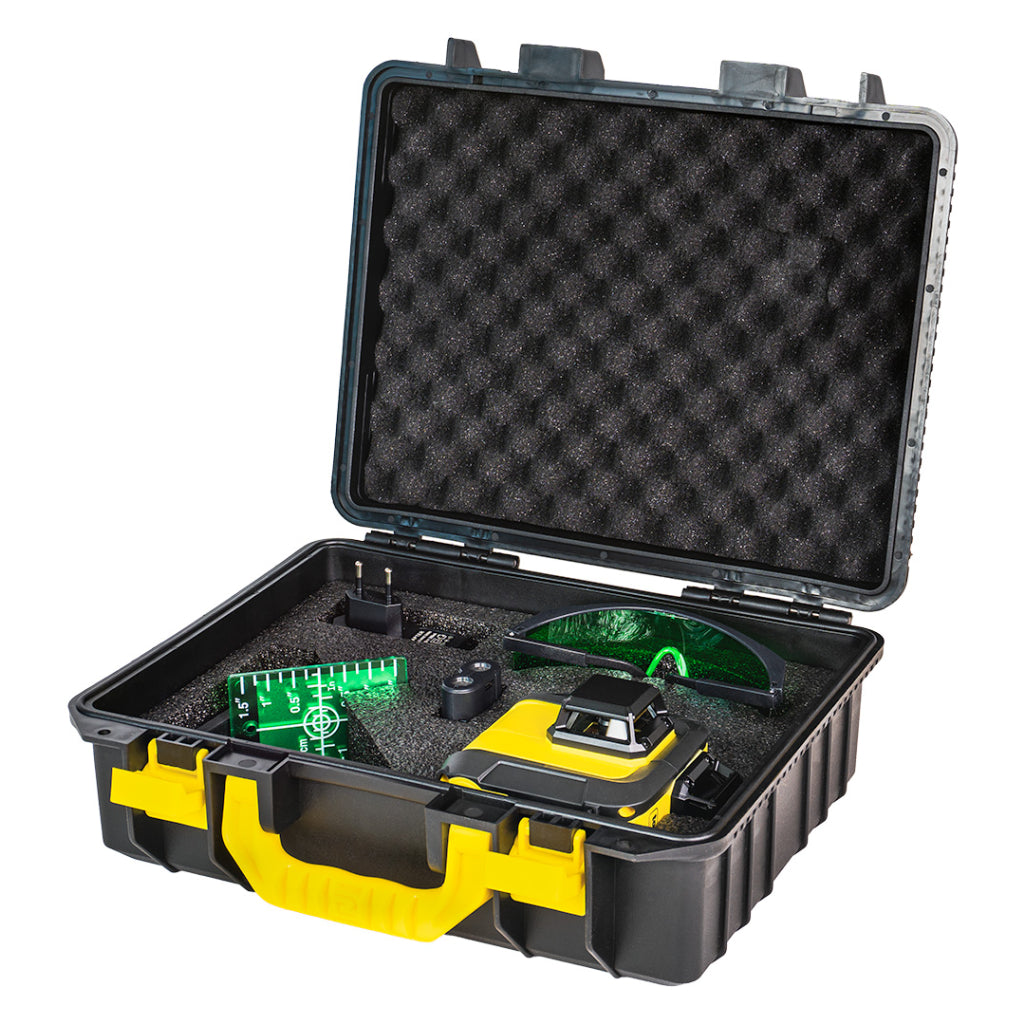 Лазерен нивелир 3D зелен лъч  Topmaster Professional - снимка 5