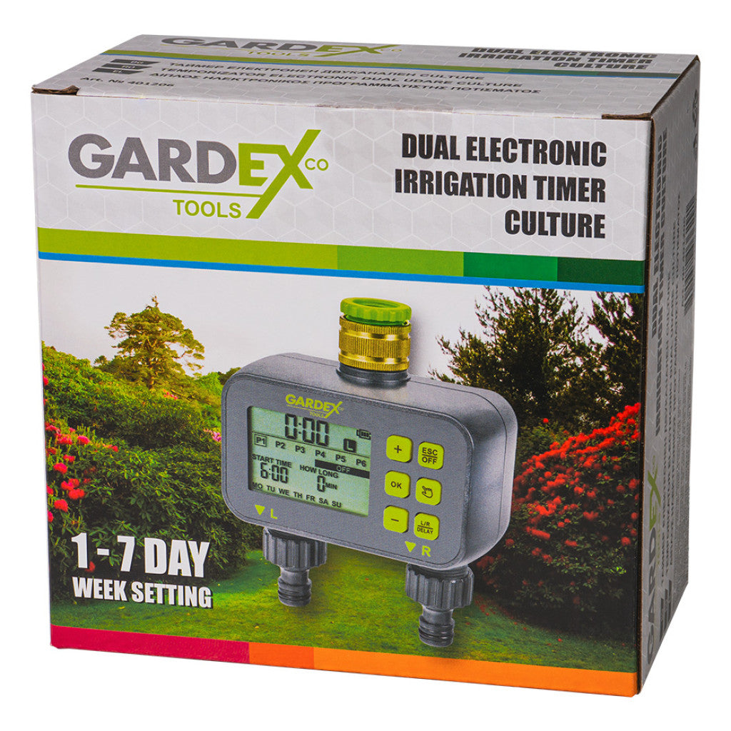 Таймер Електронен двуканален CULTURE GARDEX - снимка 5