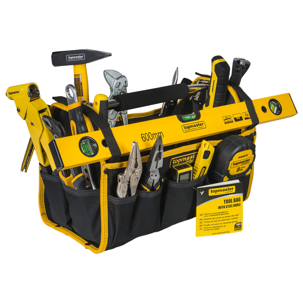 Чанта за инструменти със стоманена дръжка Topmaster Professional - снимка 5