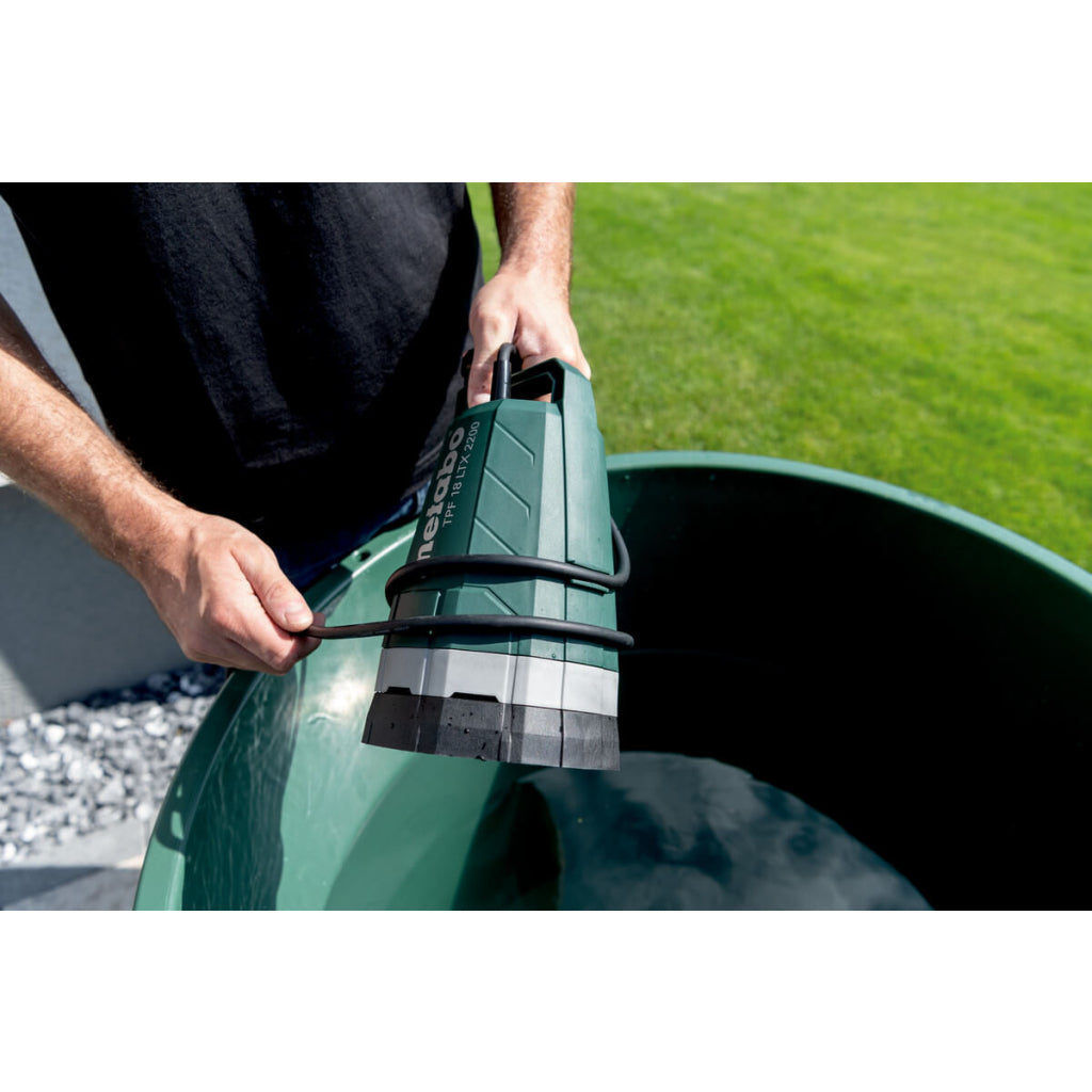 Помпа потопяема акум. 2200 l/h METABO TPF 18 LTX 2200 SOLO - снимка 5
