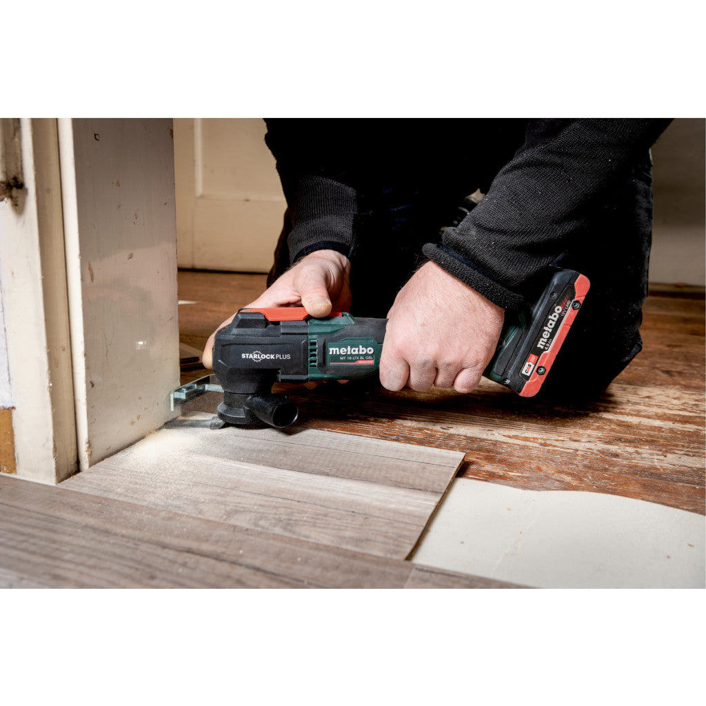 Мултишлайф акум. 18V METABO MT 18 LTX BL 2X4.0 AH - снимка 5