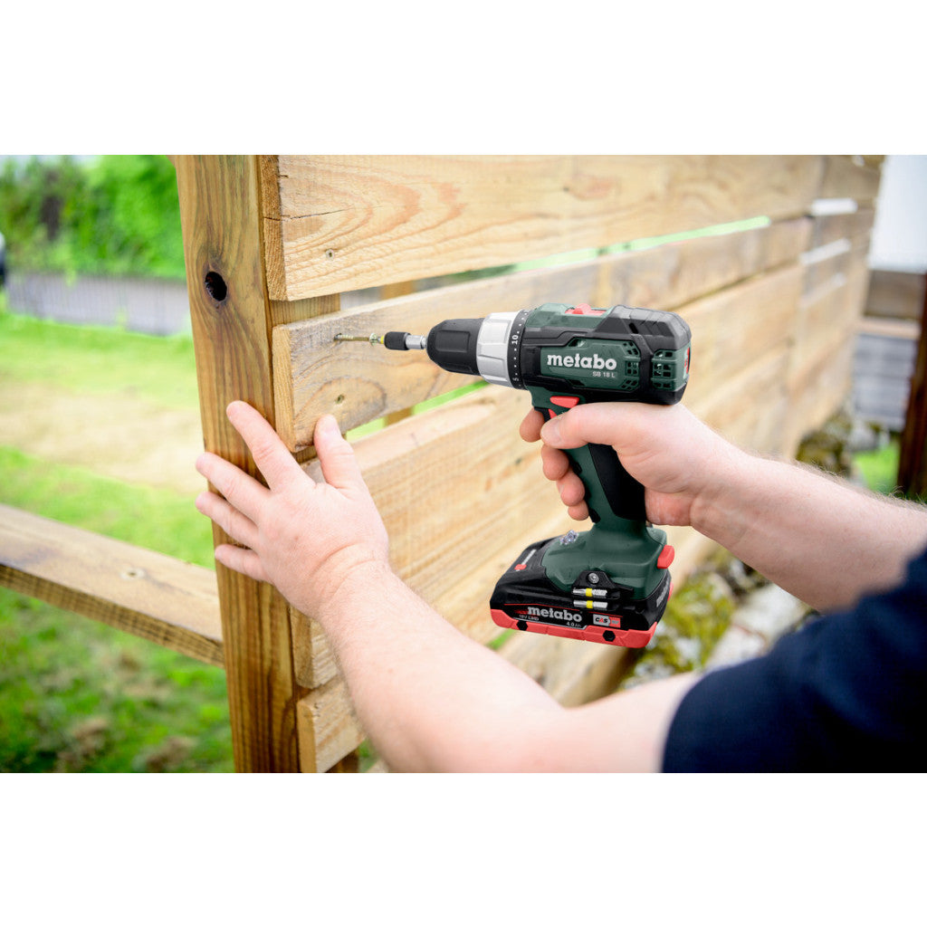 Бормашина акум. ударна 18V 60Nm METABO SB 18 2X2.0Ah - снимка 5