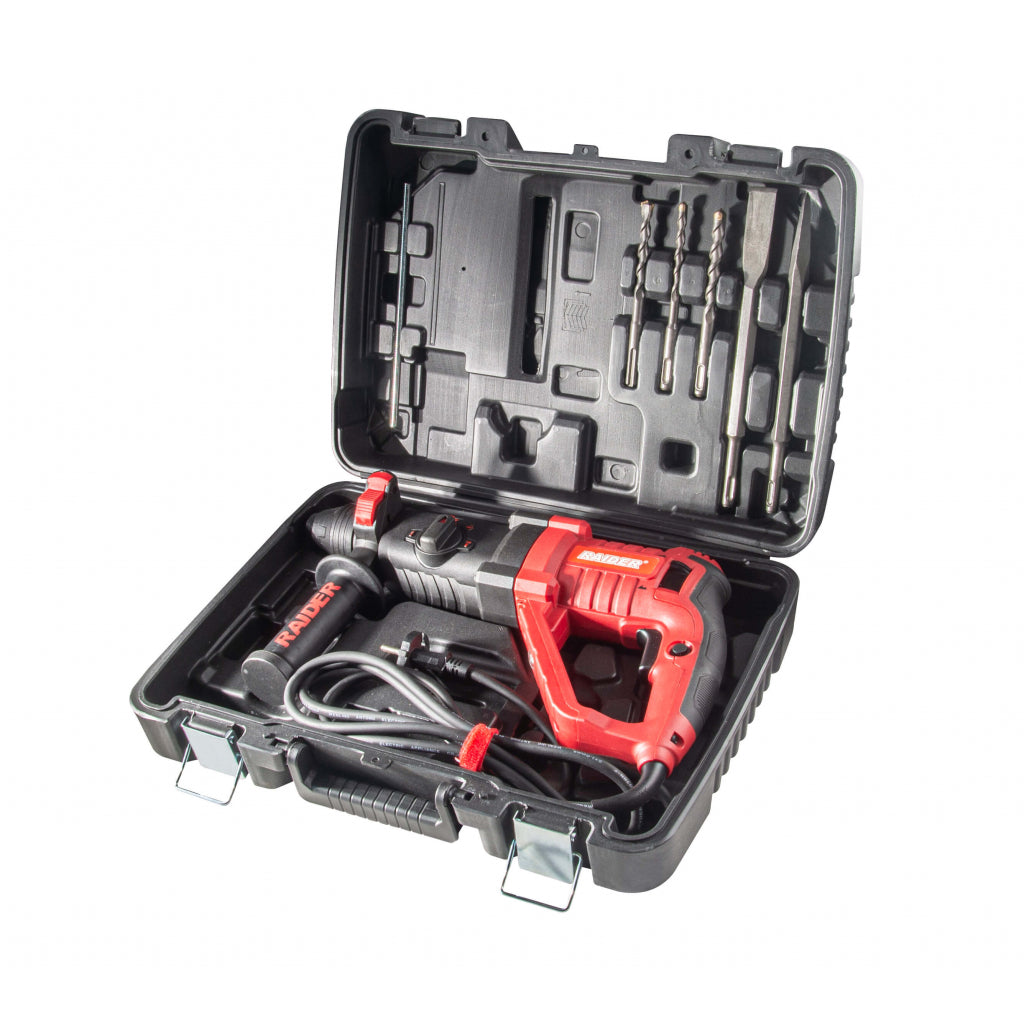 Перфоратор 950W 3.3kg 26mm 4 функции рег. обороти RAIDER PRO RDP-HD12H - снимка 6