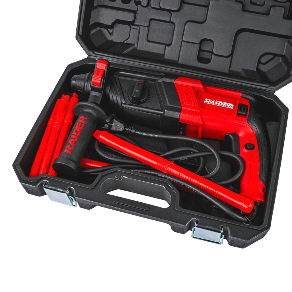 Перфоратор 800W 2.8kg 26mm 2.8J 4 функции куфар RD-HD62 - снимка 6