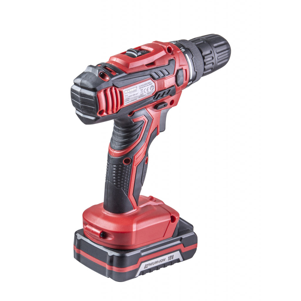 Бормашина акум. Li-ion 18V 2x1.5Ah 2-ск. 1h 28Nm RAIDER RD-CDL29 - снимка 6