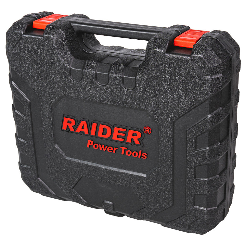 Бормашина ударна 18V 2-ск. 2x2Ah 30Nm 10mm куфар RAIDER RD-CDL38 - снимка 6