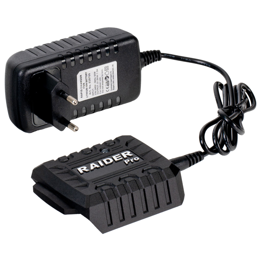 R20 Ъглошлайф Ø125mm 4Ah Case 2 диска RAIDER PRO RDP-SPAG20 Set - снимка 6