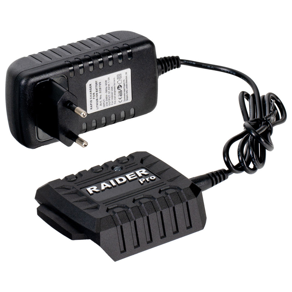 R20 Ъглошлайф Ø125mm 4Ah Case 2 диска RAIDER PRO RDP-SPAG20 Set - снимка 6
