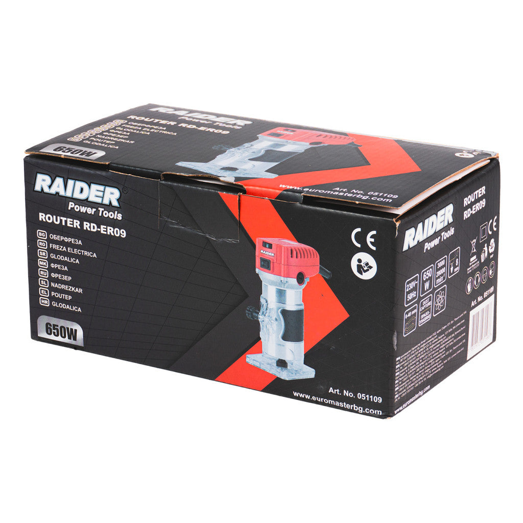 Оберфреза 650W 8mm 3000-28000min-1 RAIDER RD-ER09 - снимка 6