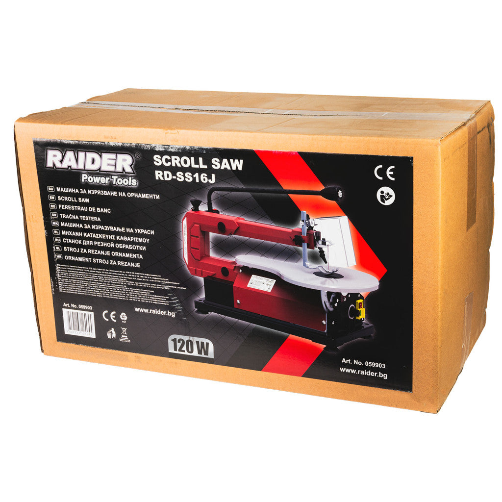 Контурен трион 120W LED RAIDER RD-SS16 - снимка 6