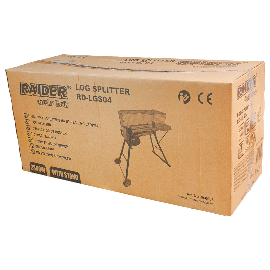 Машина за цепене на дърва 52cm 7t 2300W стойка RAIDER RD-LGS04 - снимка 6