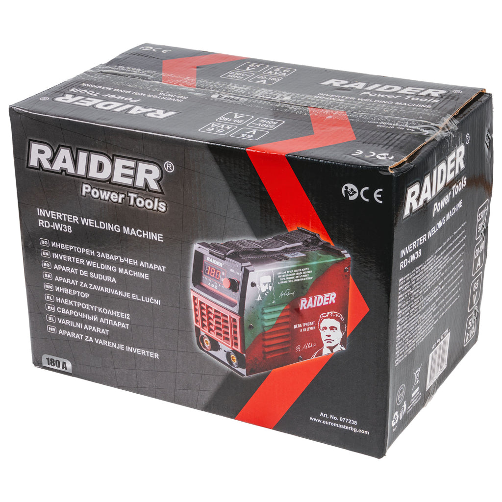 Инверторен електрожен 180A BG Design RAIDER RD-IW38 - снимка 6