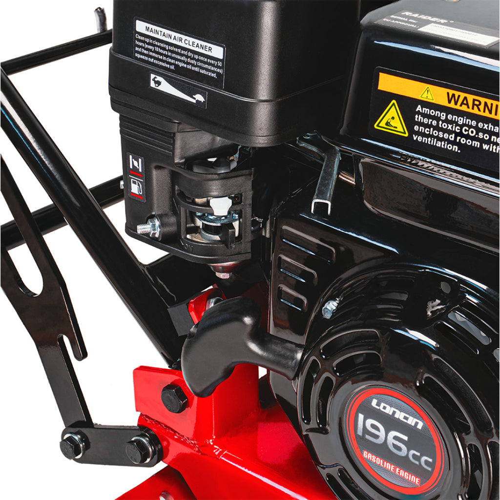 Виброплоча бензинова 16kN 540x480mm 196cc 5,5hp RDP-FPC01 - снимка 6