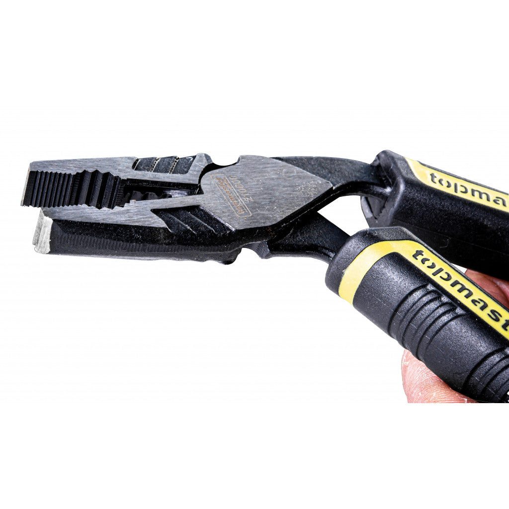 Клещи комбинирани извити трето поколение 190 mm Topmaster Professional - снимка 5